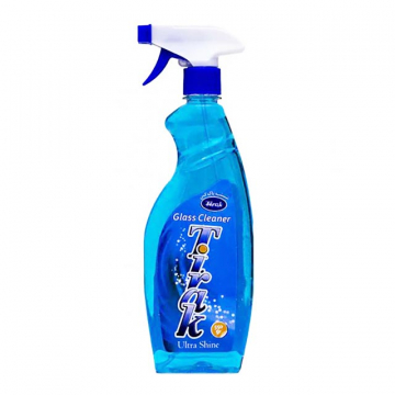 اسپری شیشه پاک کن آبی تیرک (550 گرم)